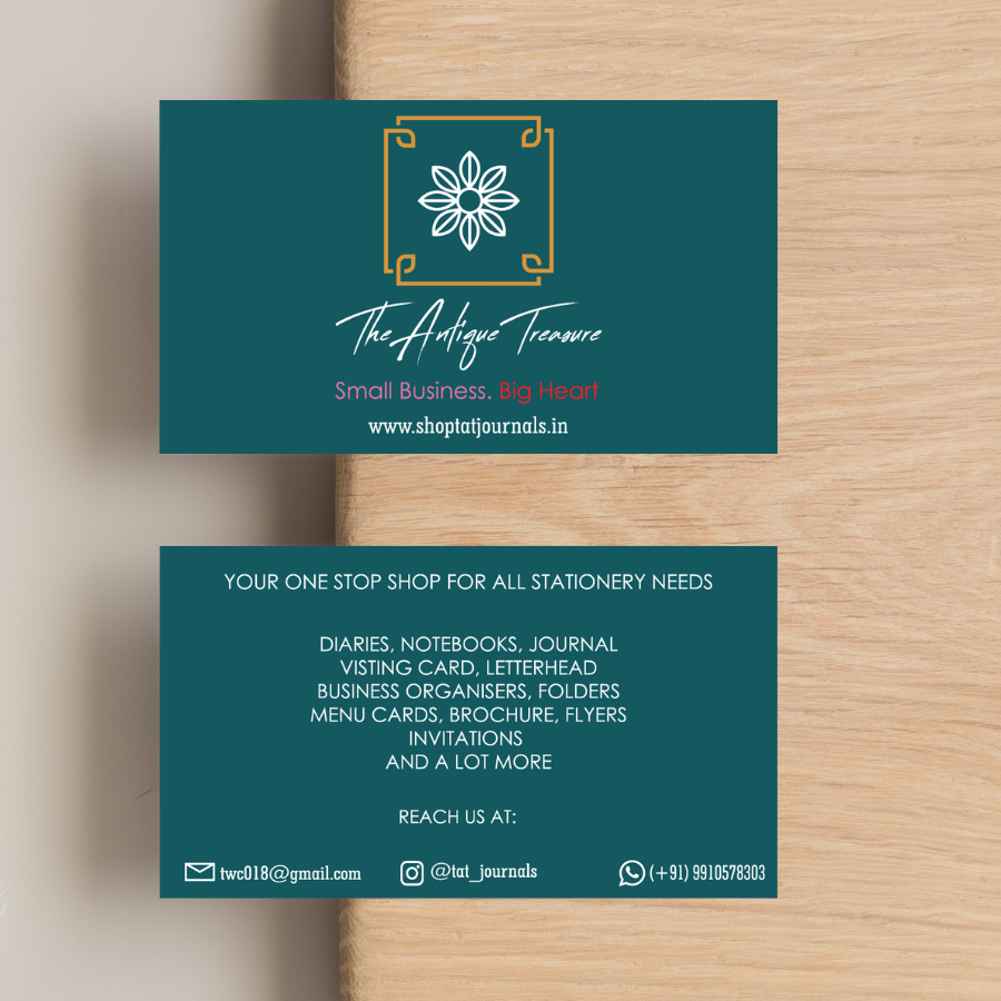 Custom Business Cards The Antique Treasure (tatjournals)