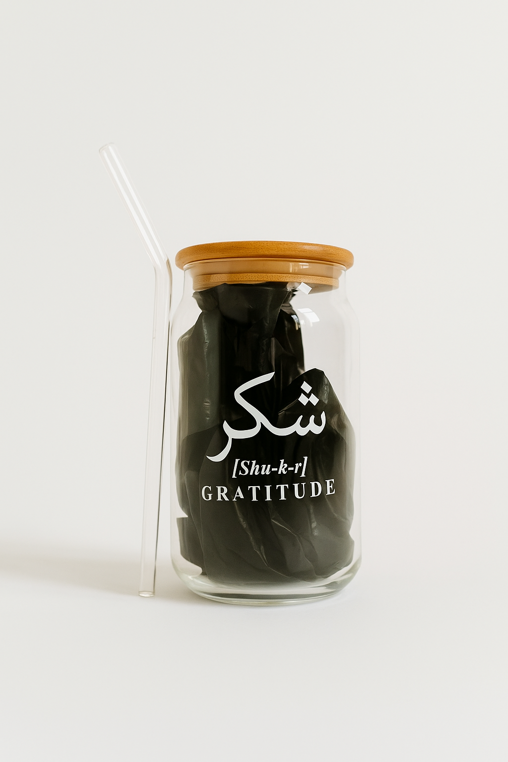 Shukr Glass Tumbler – Gratitude in Every Sip The Antique Treasure (tatjournals)