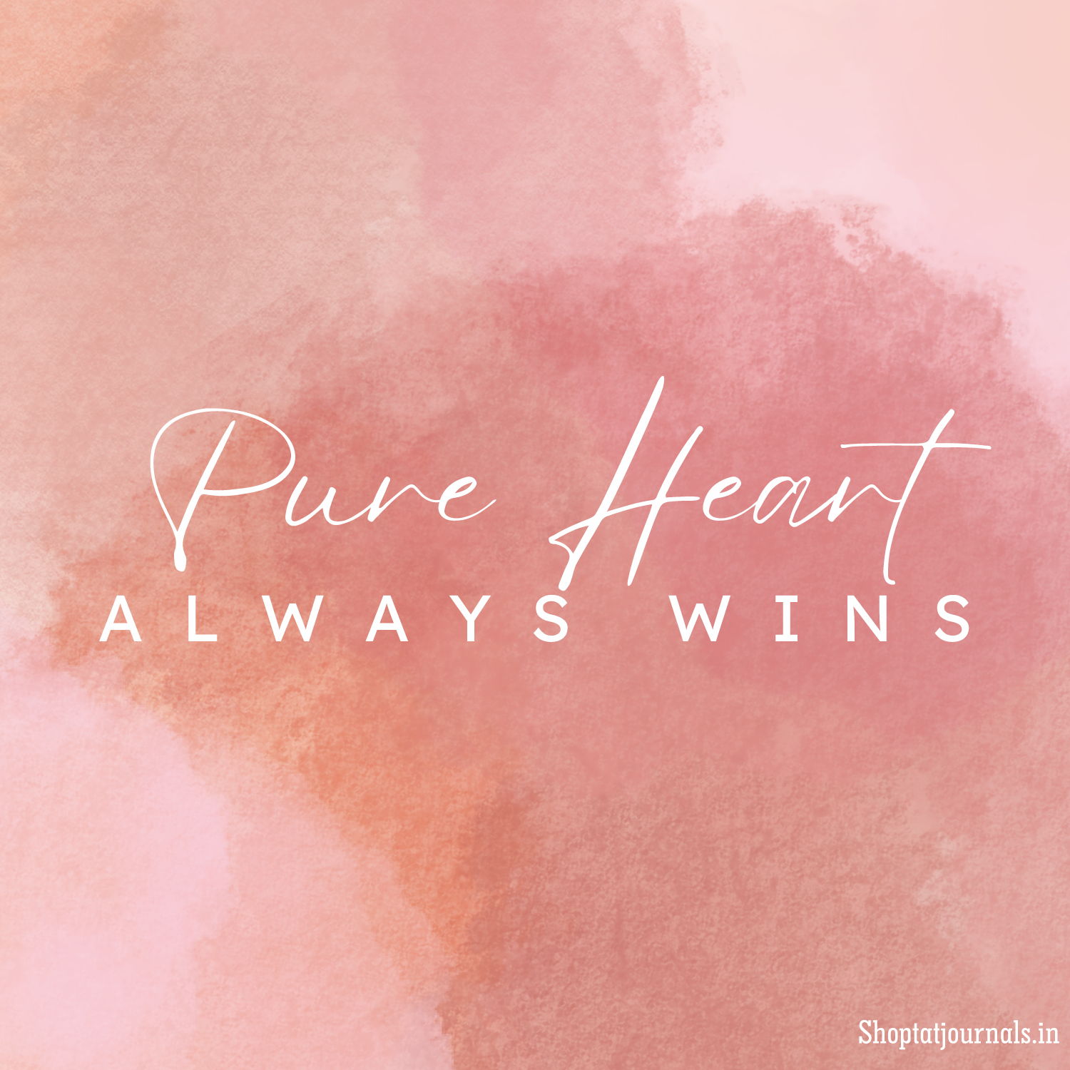 Pure Heart Always Wins – 5x5" Inspirational Wall Frame The Antique Treasure (tatjournals)