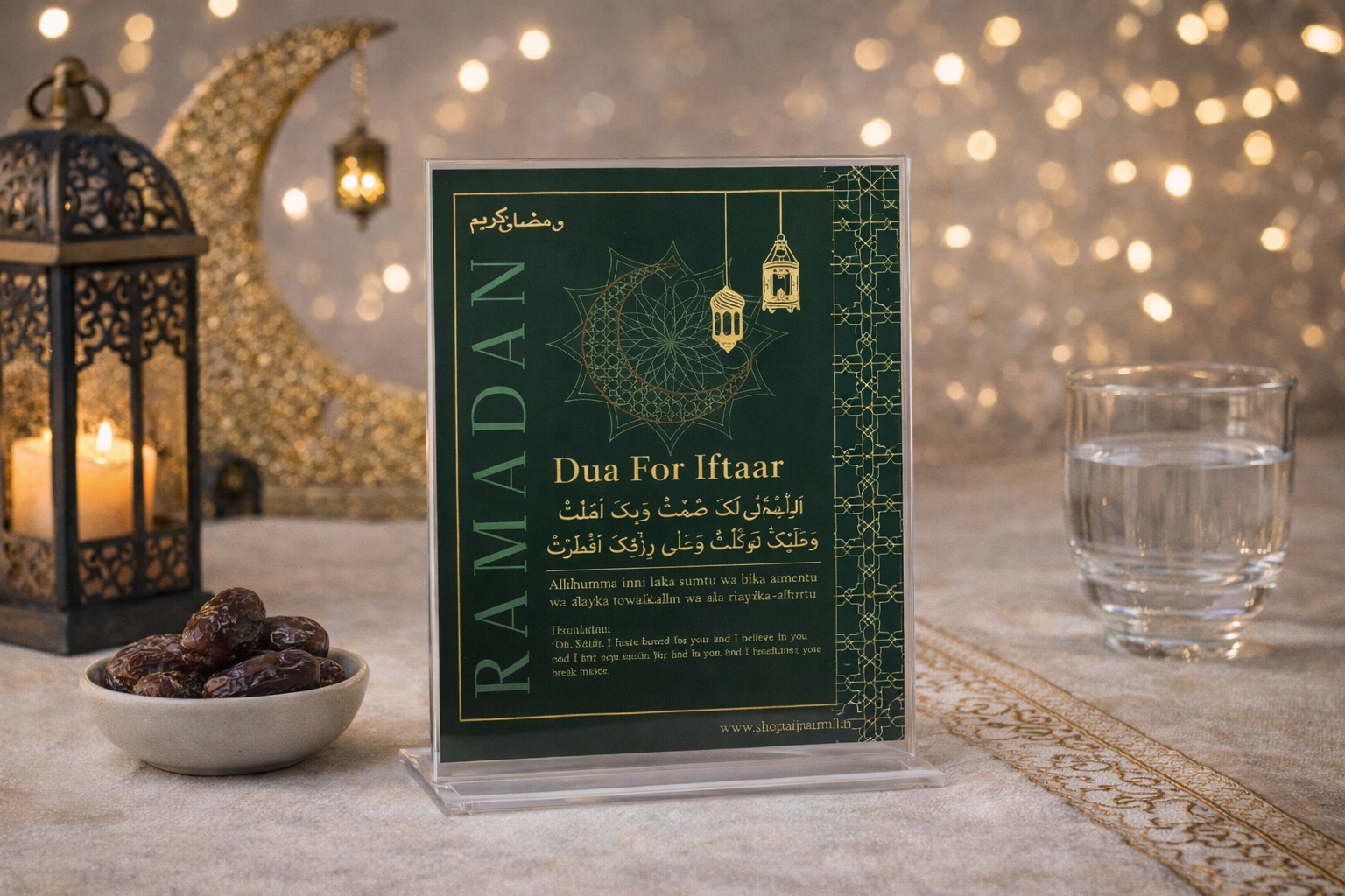 Ramadan/ Eid Dua stand