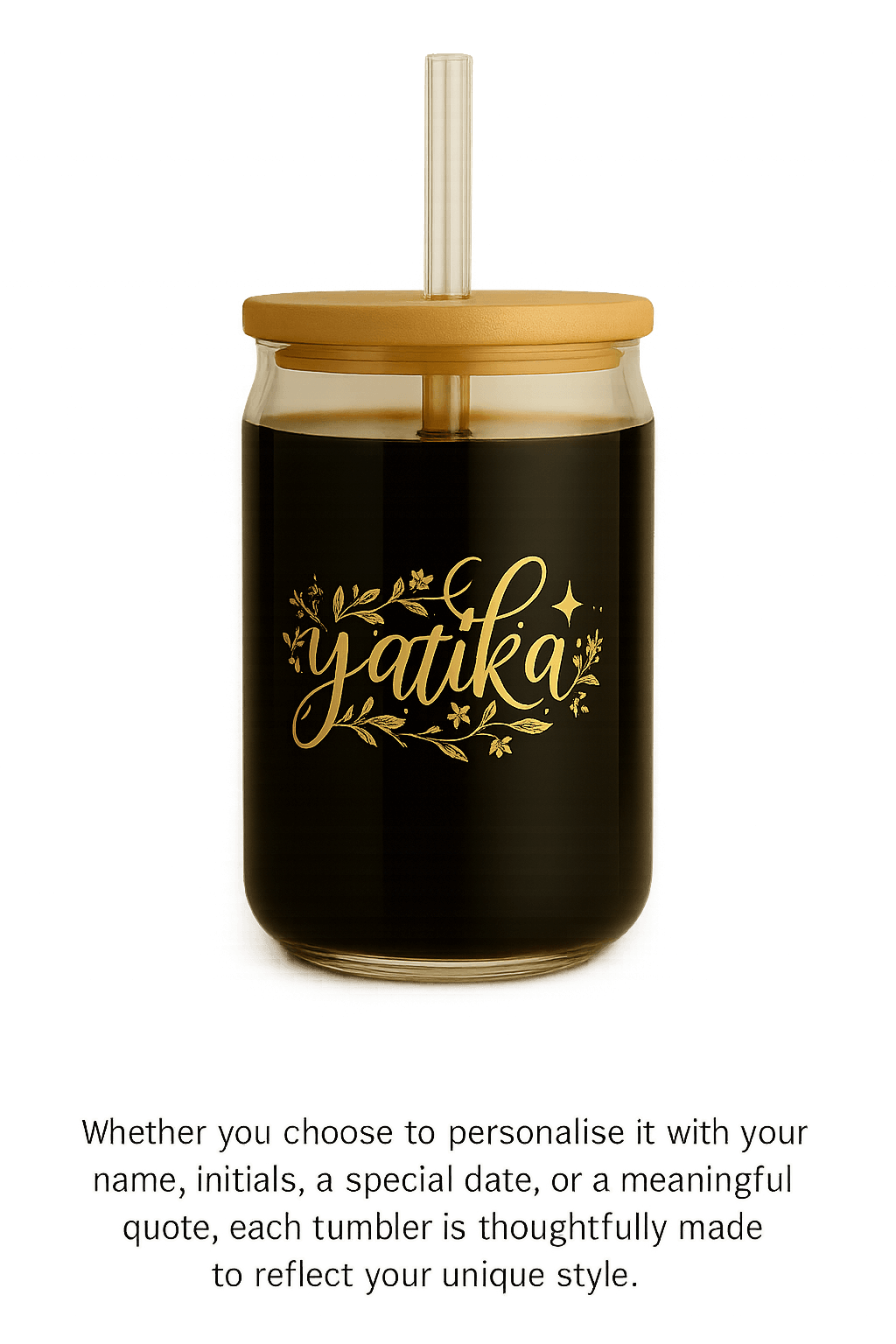 Sip in Style – Customised Glass Tumbler The Antique Treasure (tatjournals)
