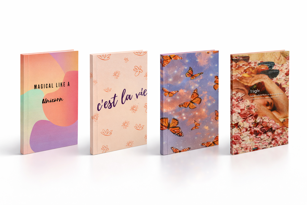 Whimsy Mini Journal Set – Pack of 4 for Dreamers & Feelers