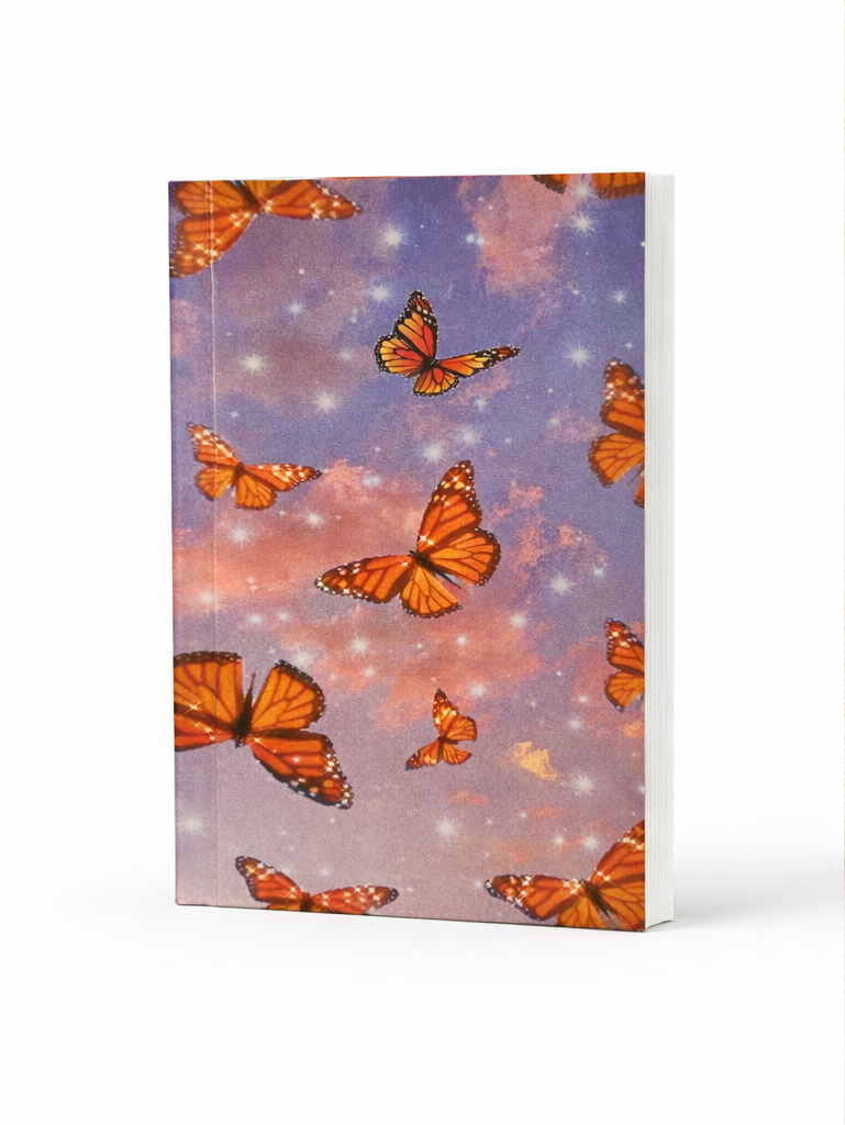 Butterfly Sky Mini Journal – Notebook for Notes & Dreams