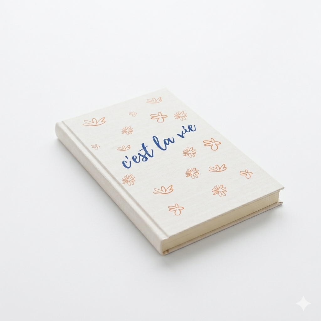 C’est La Vie Journal – Minimal Hardbound Diary (200 Pages)