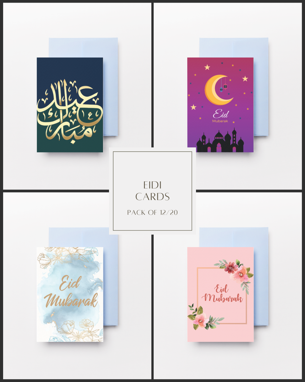 Signature Eidi Cards – Elegant Eid Money Envelopes for Kids & Family