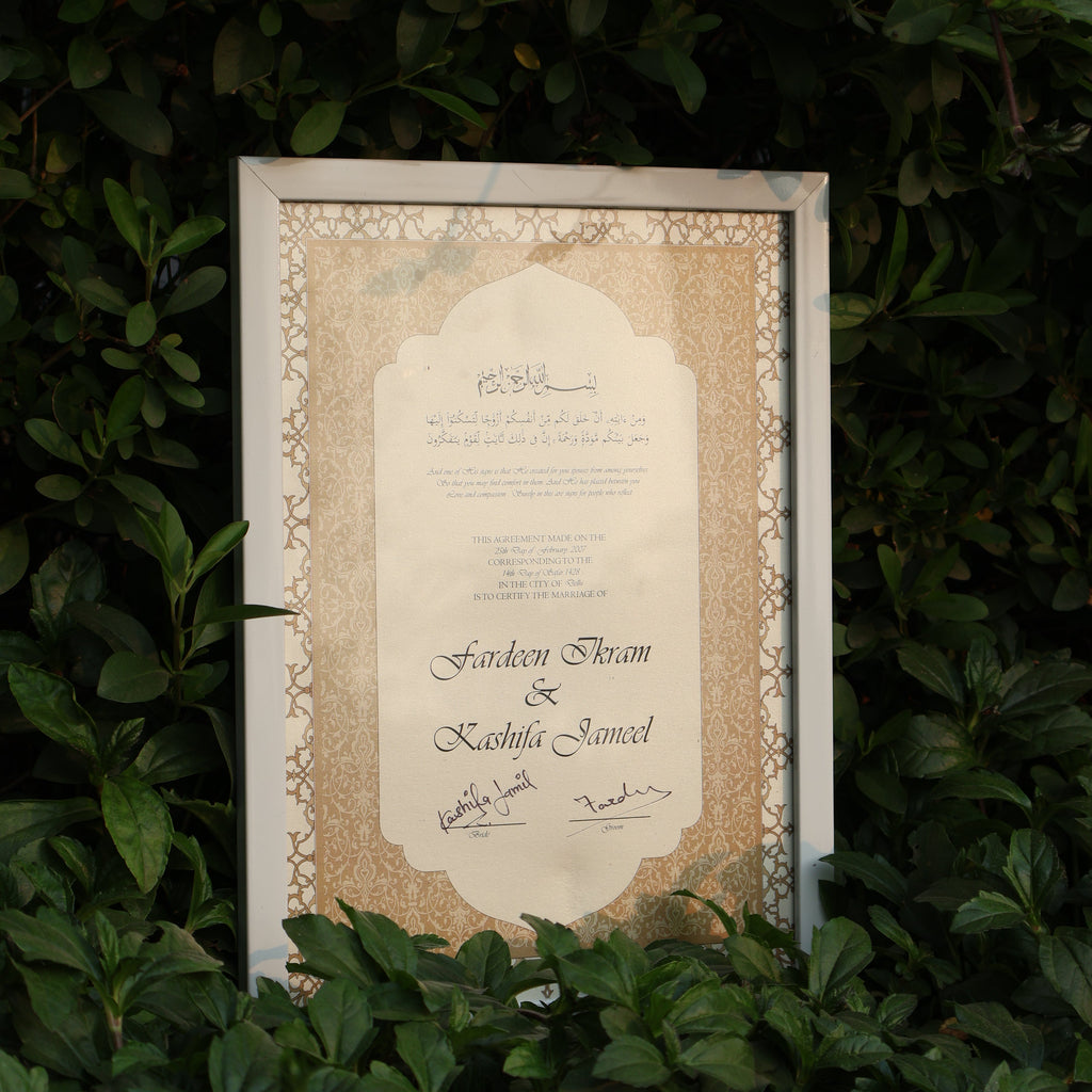 Nikahnama (Nikah Certificate) The Antique Treasure (tatjournals)