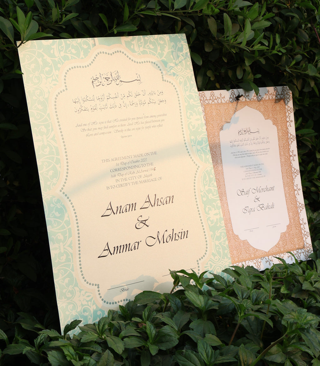 Nikahnama (Nikah Certificate) The Antique Treasure (tatjournals)