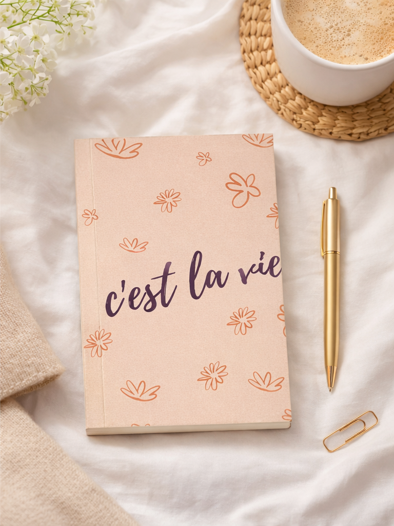 C’est La Vie Mini Journal – Notebook for Daily Musings