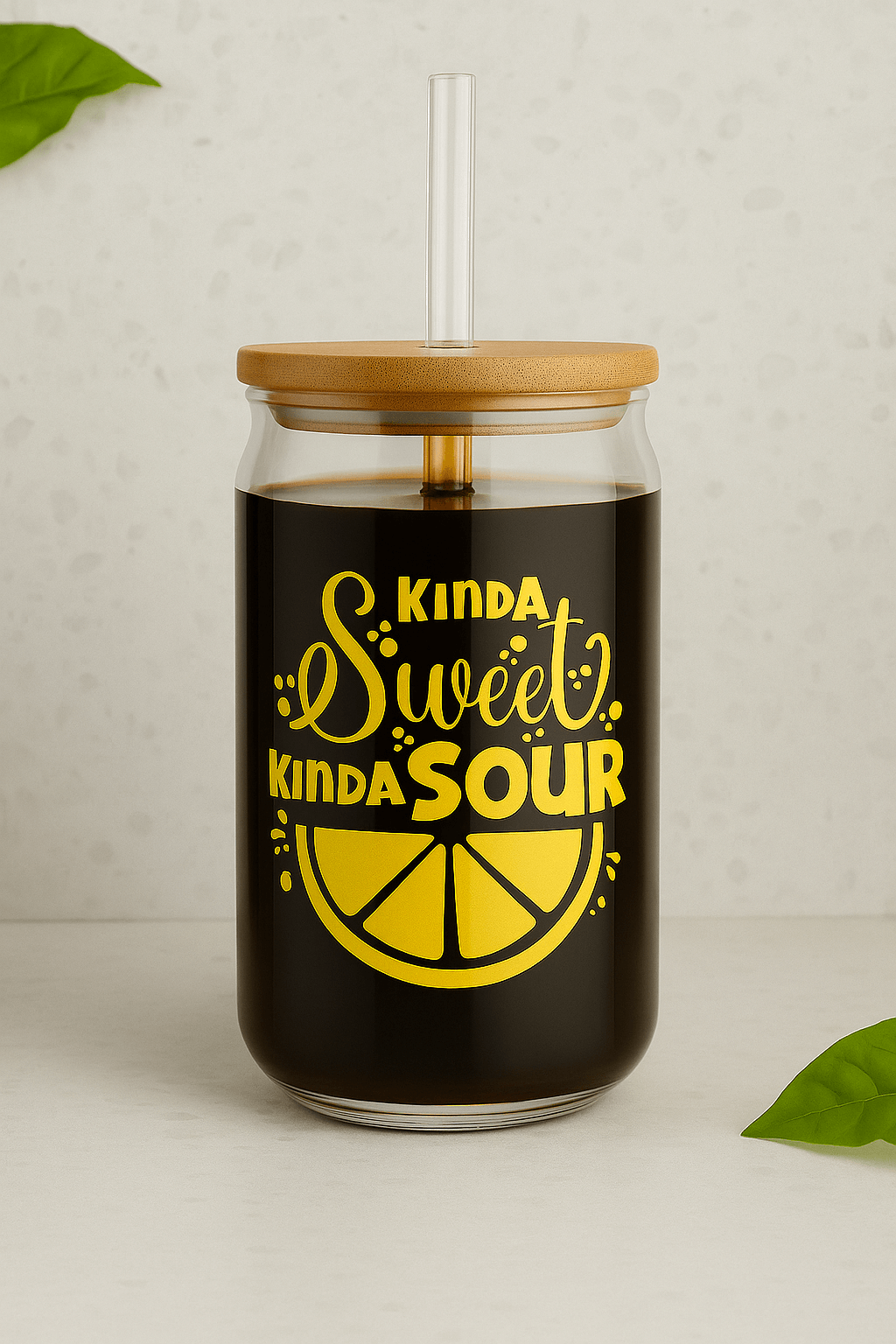 Kinda Sweet, Kinda Sour – Custom Glass Tumbler The Antique Treasure (tatjournals)