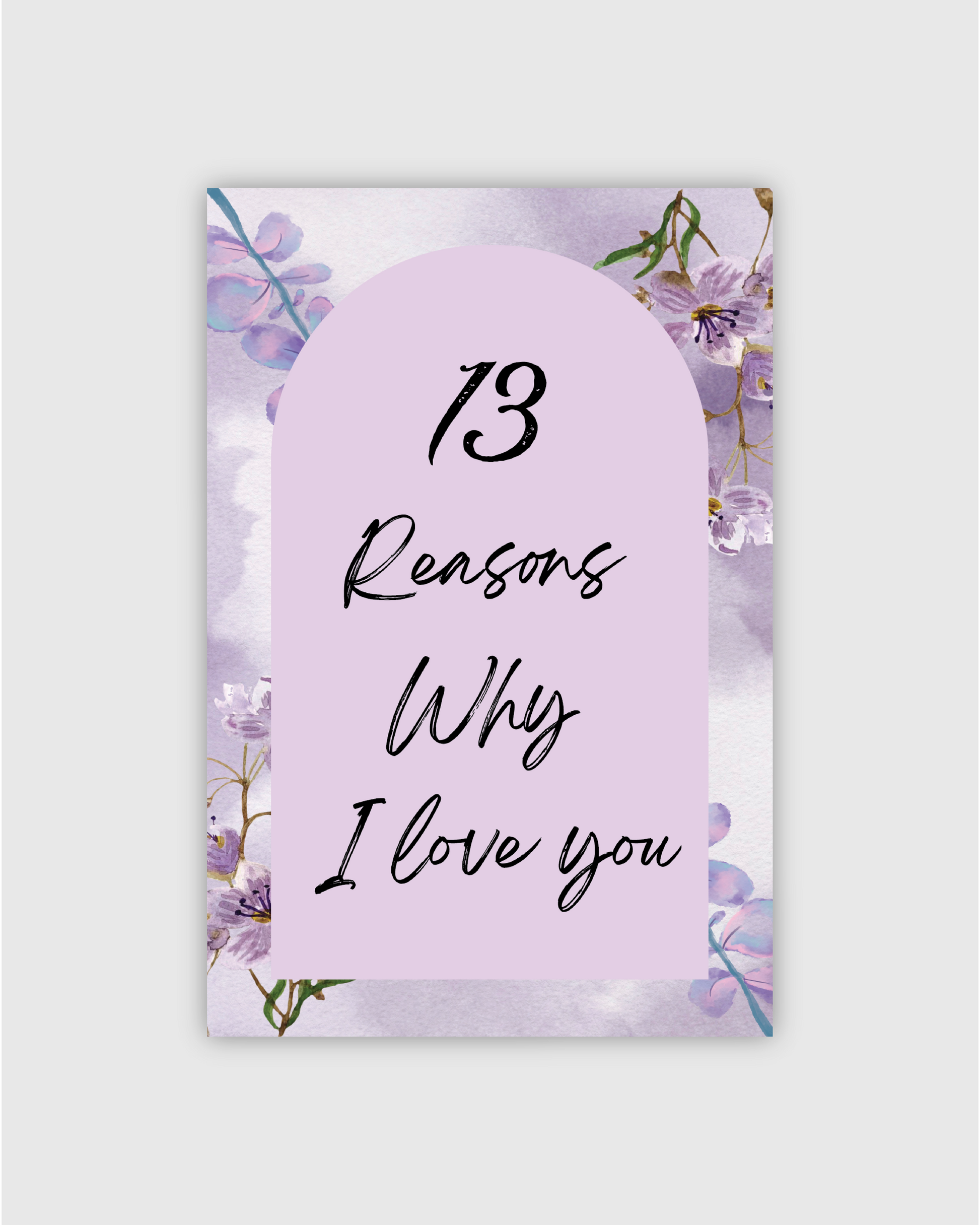 13 Reasons Why..(flashcards) The Antique Treasure (tatjournals)