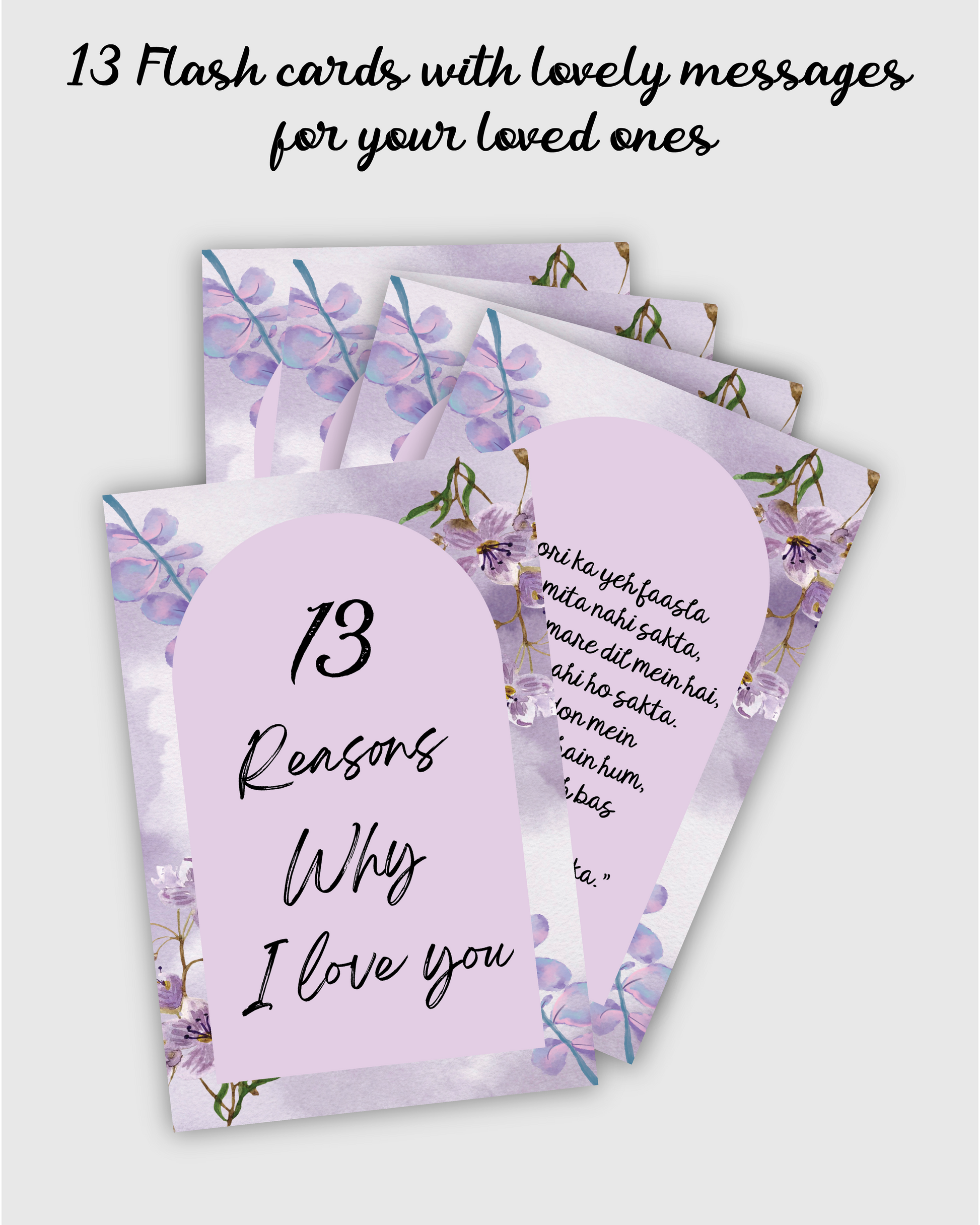 13 Reasons Why..(flashcards) The Antique Treasure (tatjournals)