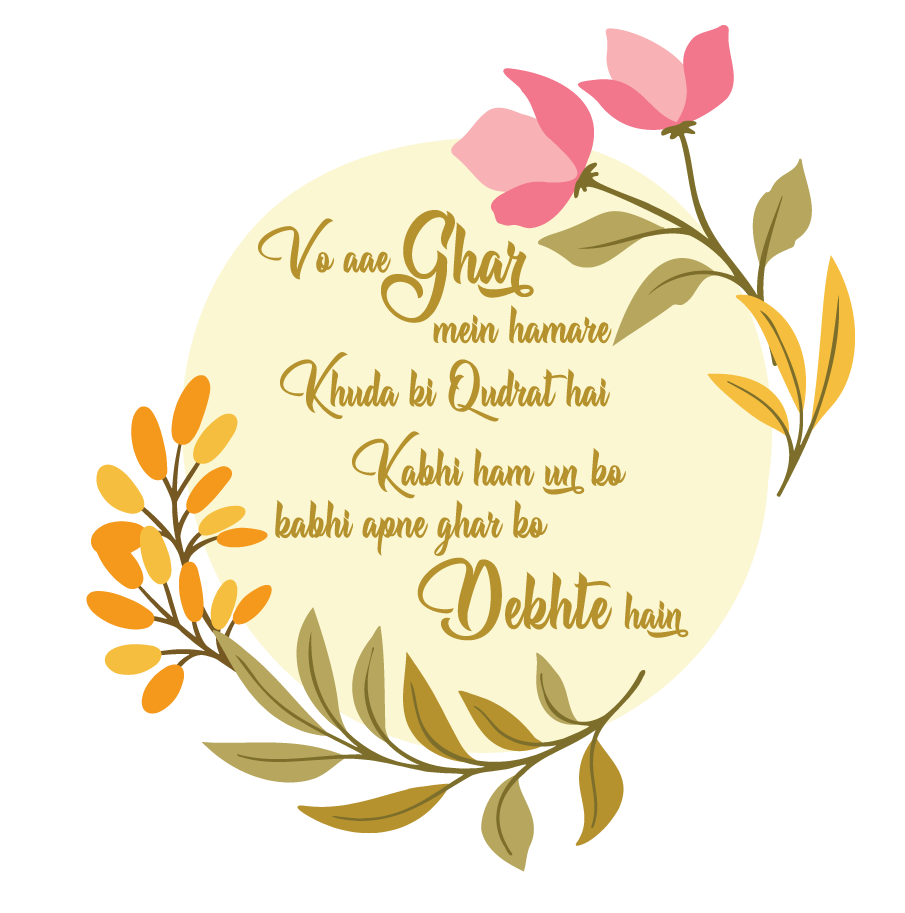 Ghalib’s verse Sticker Sheet – Timeless Urdu Elegance The Antique Treasure (tatjournals)